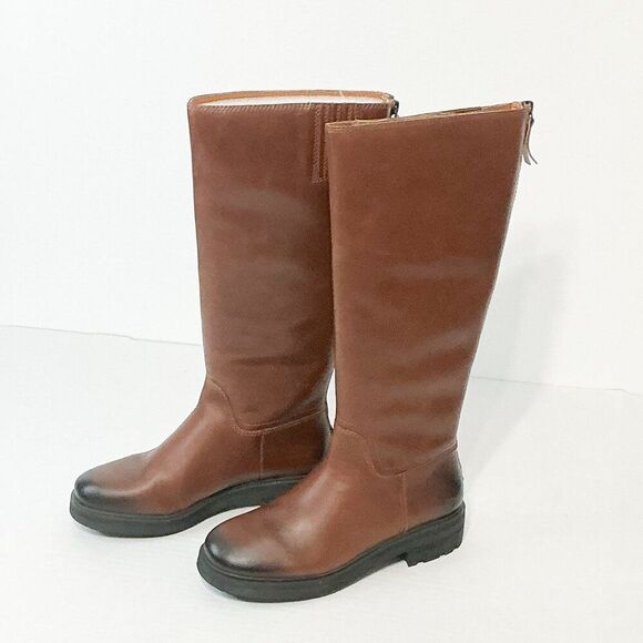 Lucky Brand NWB Sz 8.5 Roasted  Leather Cirila Tall Shaft Boots - Picture 11 of 16